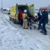 В Татарстане сноубордист сломал ногу, упав со склона на берегу Волги (ФОТО)