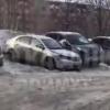 В Казани водитель "Лады" помял 6 машин и скрылся (ВИДЕО)