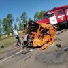 В Актанышском районе два грузовика развалились на части после лобового столкновения (ФОТО)