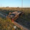 Один человек погиб при опрокидывании легковушки в кювет на трассе в Татарстане (ФОТО)