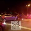В казанском поселке Залесный произошла массовая авария с участием шести автомобилей