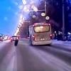 В Уфе пассажирский автобус лишился двух колес прямо на ходу (ВИДЕО)