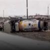 В Татарстане опрокинулся грузовик, водитель погиб