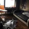 В Казани загорелась квартира с двумя маленькими детьми