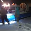 В Татарстане спасли семейную пару, провалившуюся под лед на мотобуксировщике