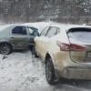 На российской трассе столкнулись более 20 машин (ВИДЕО)