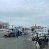 Четверо взрослых и двое детей пострадали в массовой аварии на трассе в Татарстане
