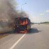 В Башкирии загорелся автобус, в котором ехали 22 пассажира