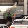 Пожарные потушили горящий надземный переход на Амирхана в Казани (ВИДЕО)