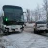 В Нижнекамске произошло смертельное столкновение легковушки и автобуса