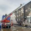 Площадь пожара в автосалоне на Горьковском шоссе составила 150 кв. метров