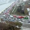 МВД объяснило причину огромных пробок в Казани: автобус на Кировской дамбе не остановился по требованию ГИБДД, введен план «Перехват»