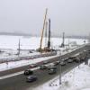 ленинская дамба, строительство дороги, мост