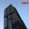 В Казани 16-метровую лоджию новой высотки сорвало порывом ветра (ВИДЕО)