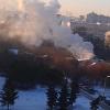 В Казани рядом со зданием пожарной службы горит частный дом (ФОТО) 