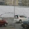 В Казани в час-пик столкнулись четыре автомобиля (ВИДЕО)