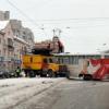 В Казани трамвай сошел с рельсов (ФОТО)